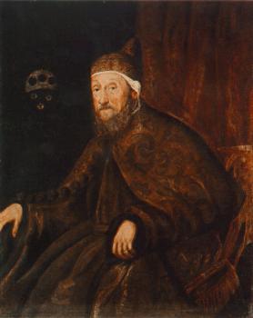 雅格佈 羅佈斯提 丁托列托 Portrait of Doge Pietro Loredano